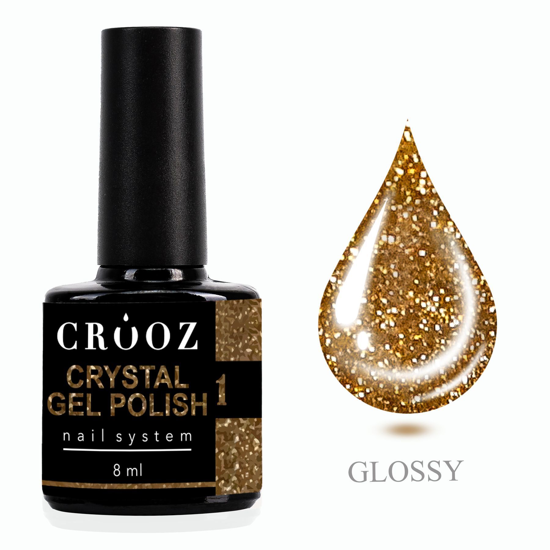 Crooz Світловідбивний гель-лак Crystal Gel Polish №01 8 мл