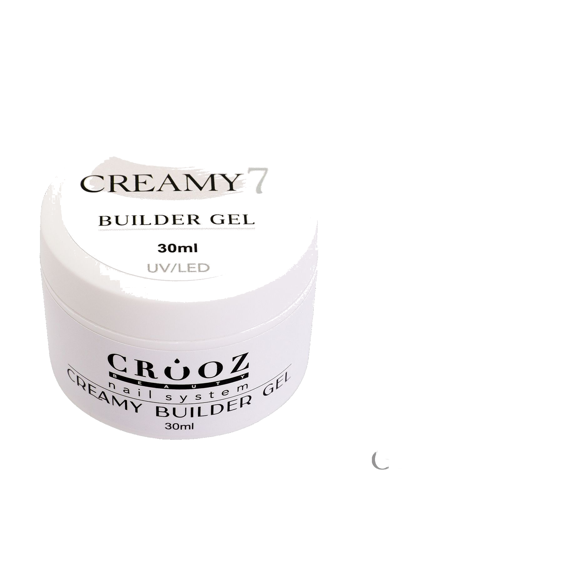 Crooz Creamy Builder Gel 7 — молочний гель для нарощування та зміцнення нігтів
