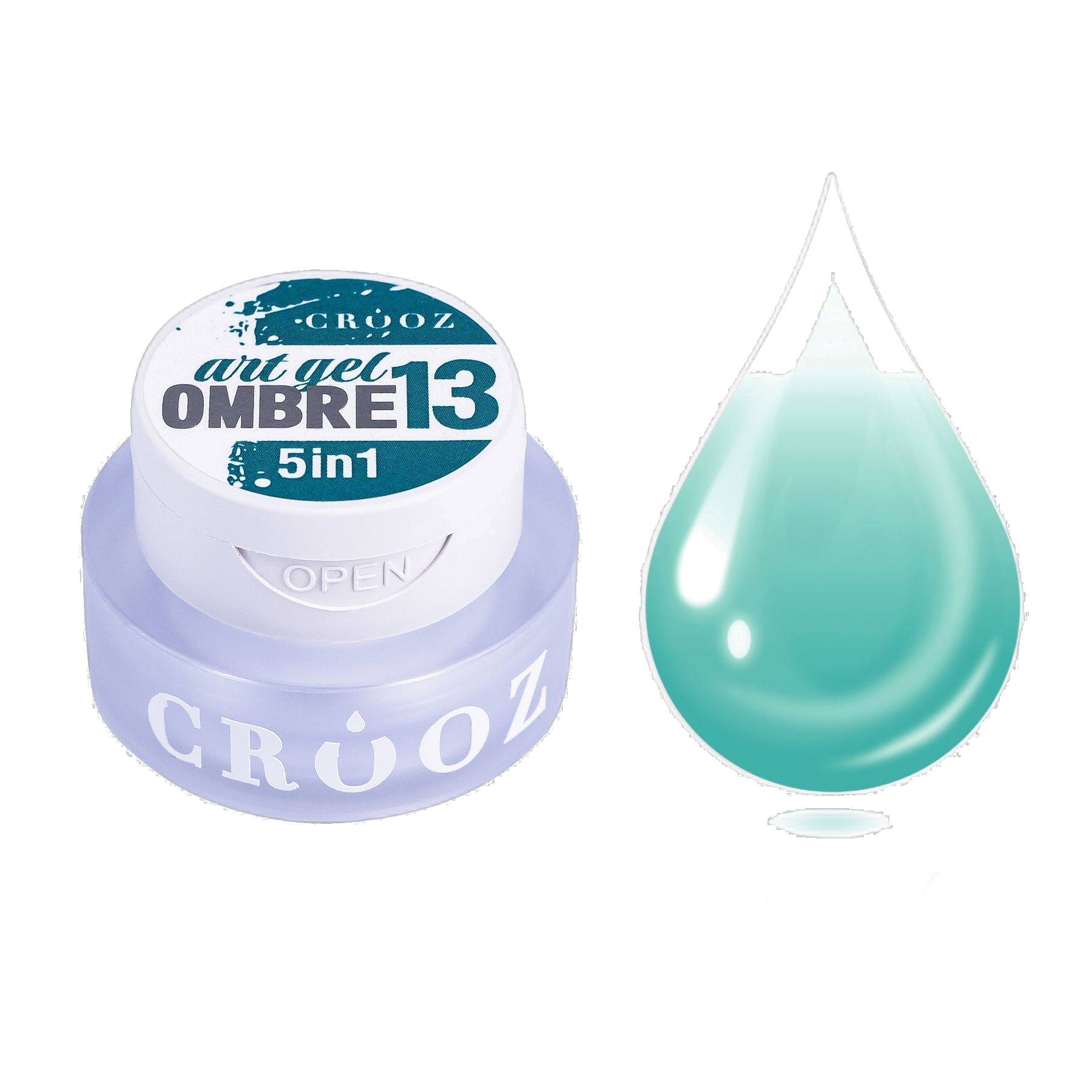 Crooz Art Gel Ombre №13 – гель-фарба 5 в 1 для омбре та градієнтів, 3 мл