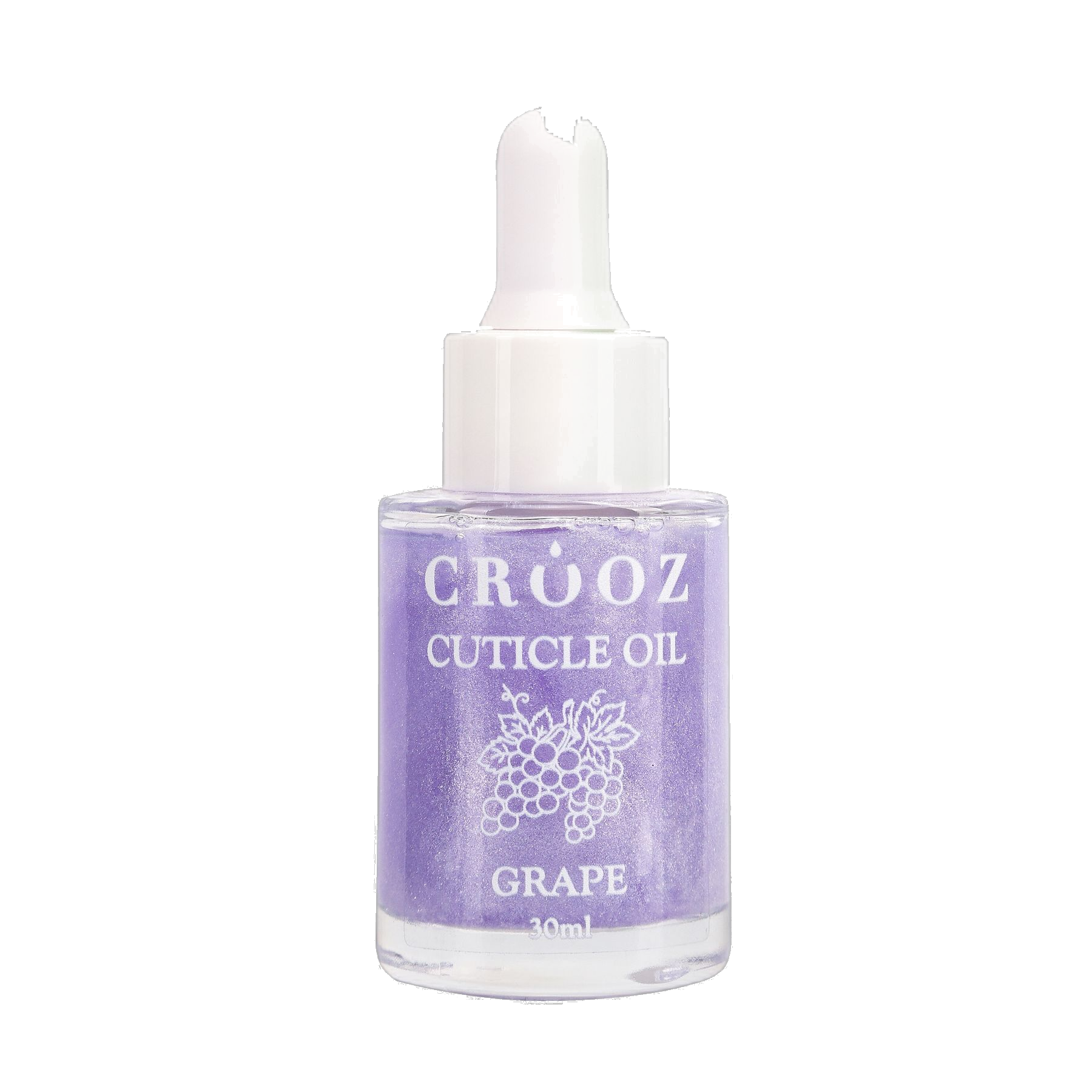 Crooz Grape — dry oil for cuticle with shimmer, moisturizing and glow nails