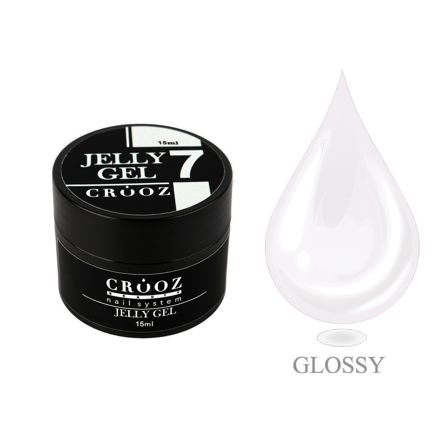 Crooz Jelly Gel 7 – молочний гель-желе для нарощування та професійного манікюру