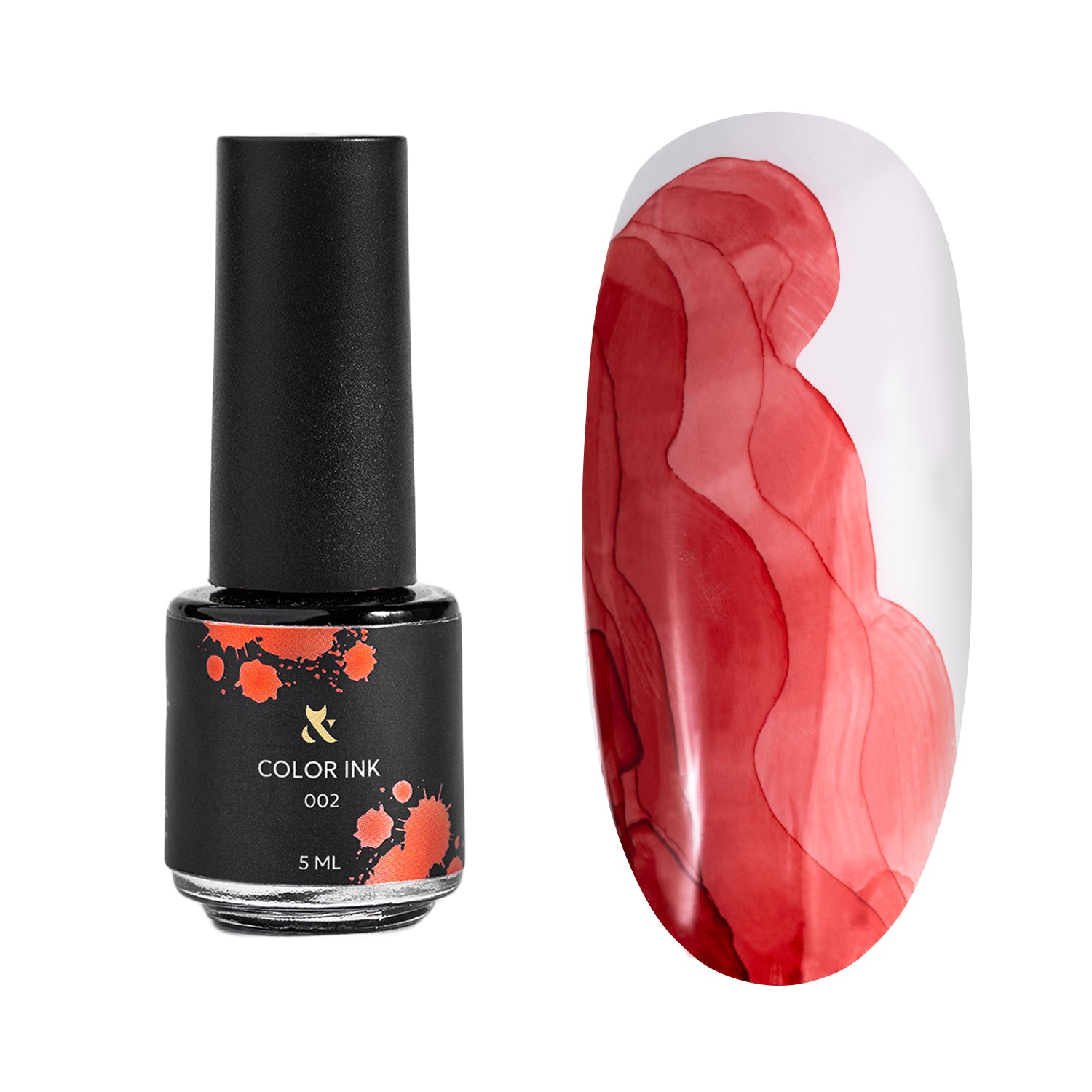 F.O.X Color Ink 002 Red — чорнило для дизайну, 5 мл