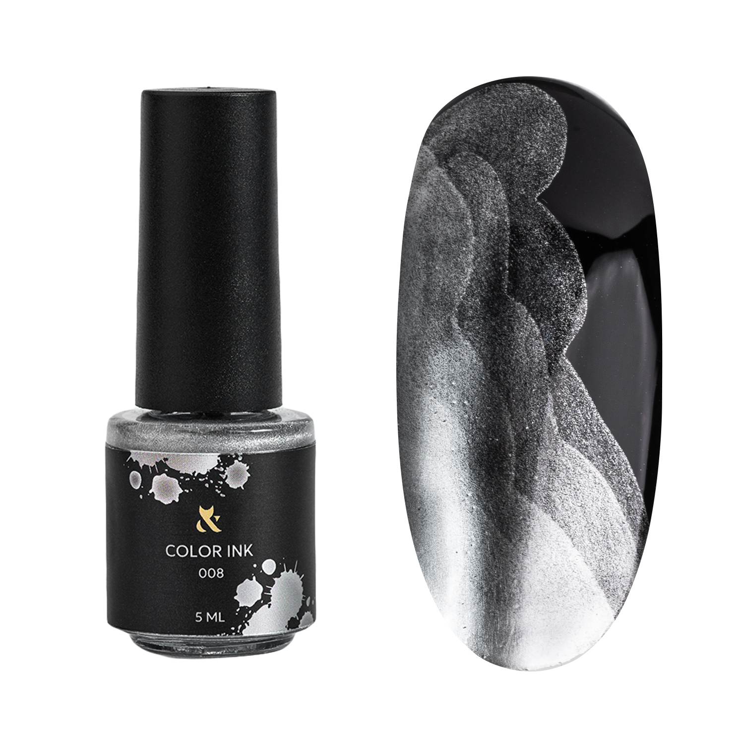 F.O.X Color Ink 008 Silver — чорнило для дизайну, 5 мл