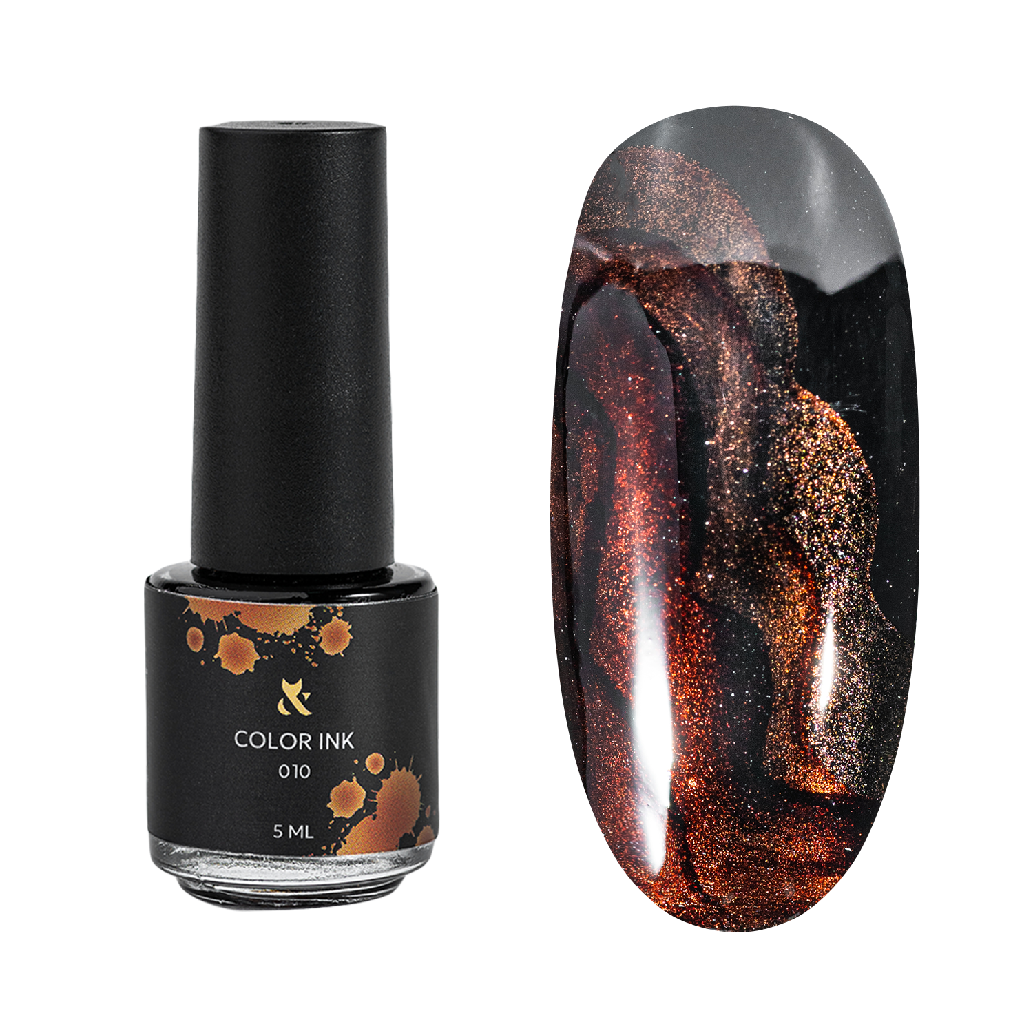 F.O.X Color Ink 010 Bronze — чорнило для дизайну, 5 мл
