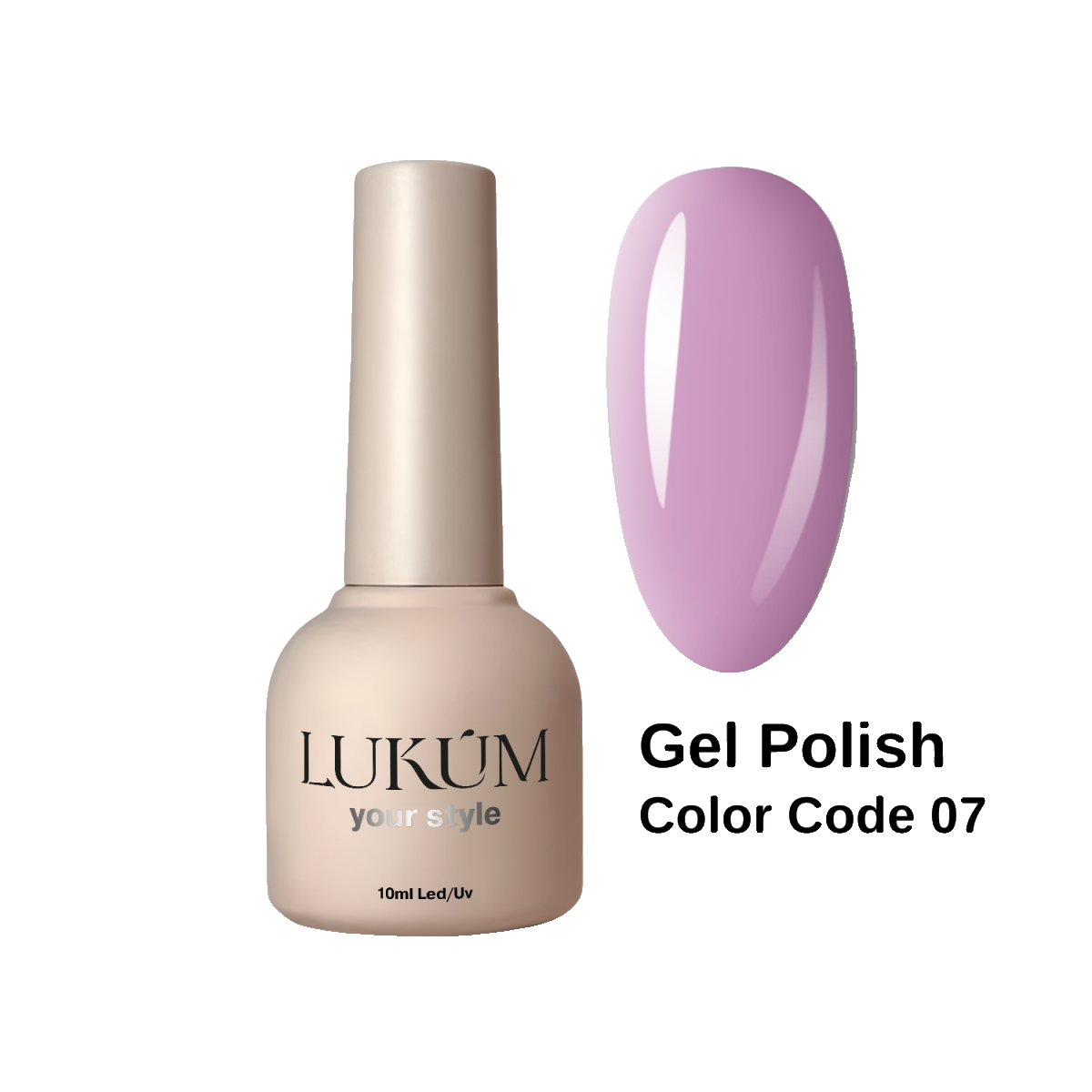 Lukum Color Code Gel Polish 07, 10 мл