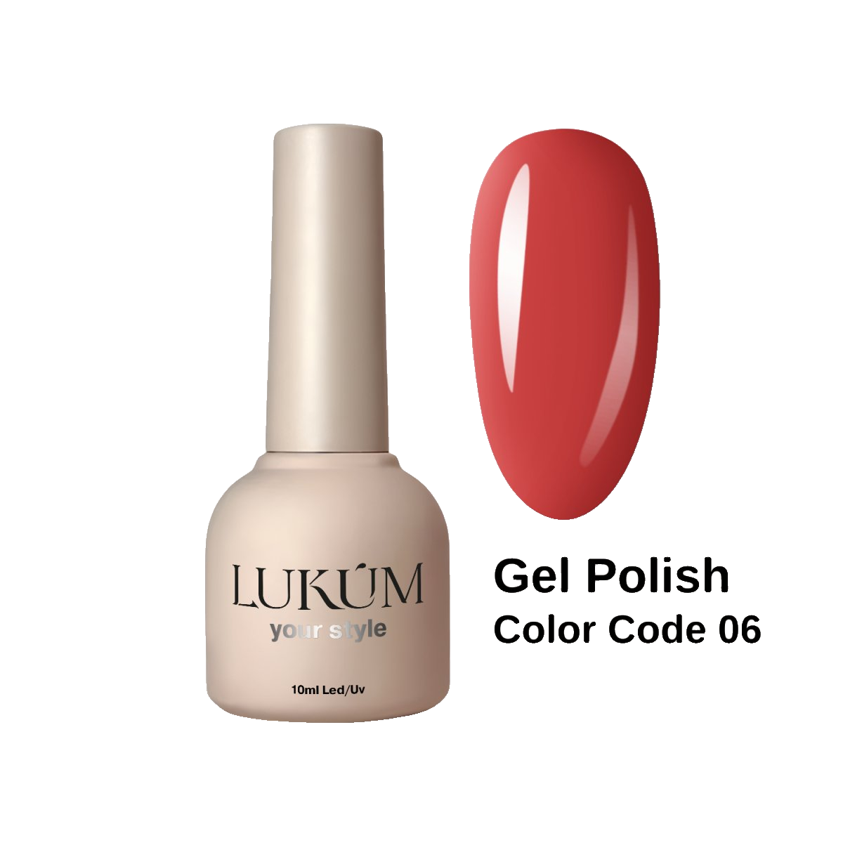 Lukum Color Code Gel Polish 06, 10 мл