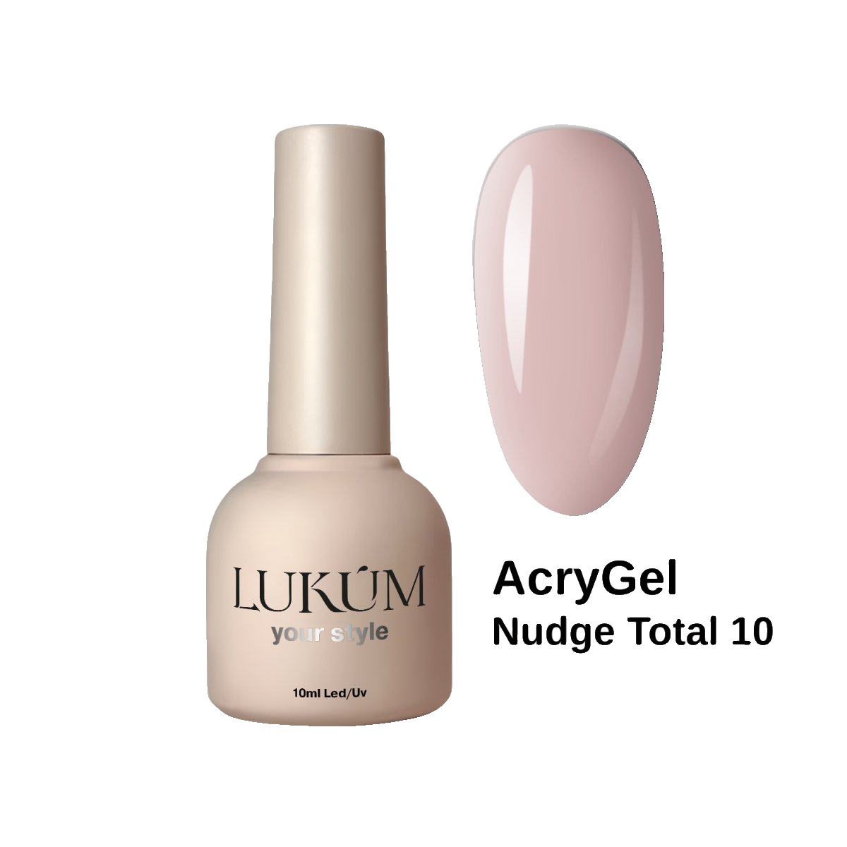 Lukum Nudge Total AcryGel 10, 15 ml