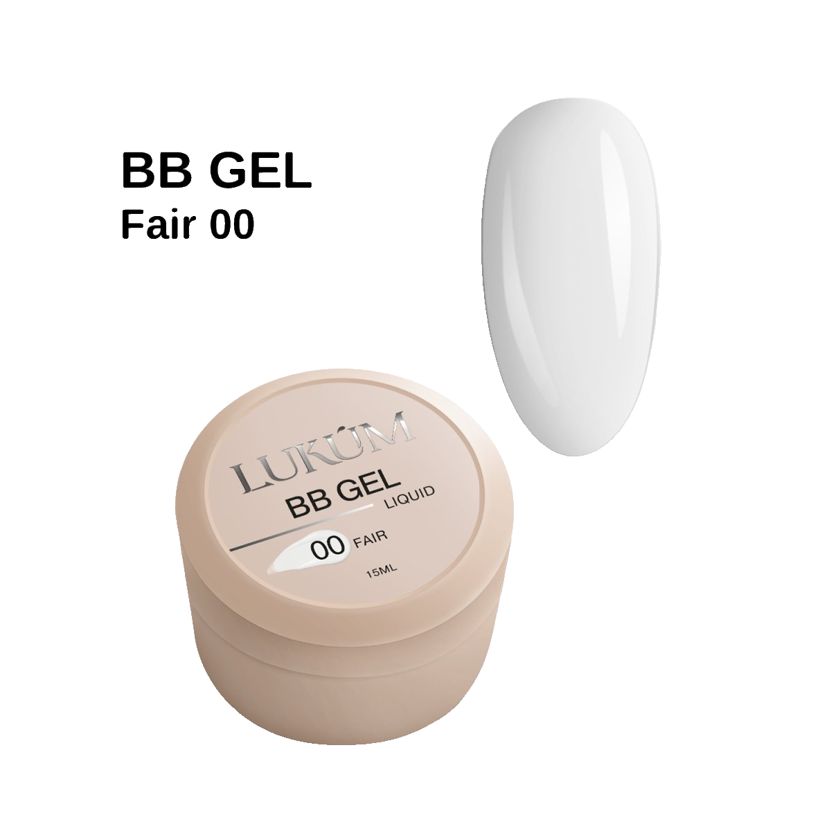 Lukum BB Liquid Gel 00, 15 ml (Fair )