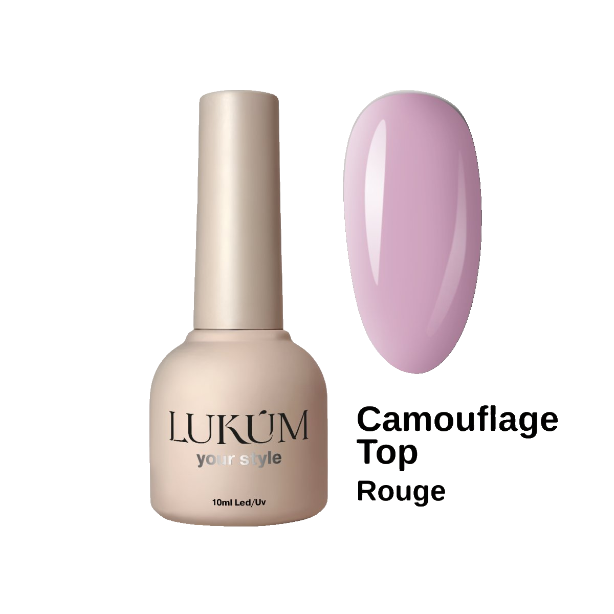Lukum Camouflage Top, 10 мл (Rouge)