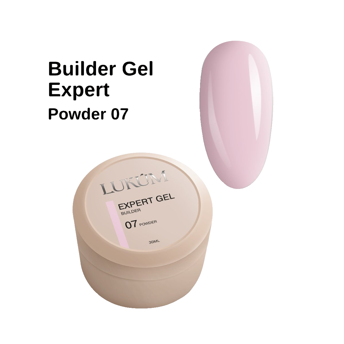 Lukum Expert Builder Gel 07, 30 ml