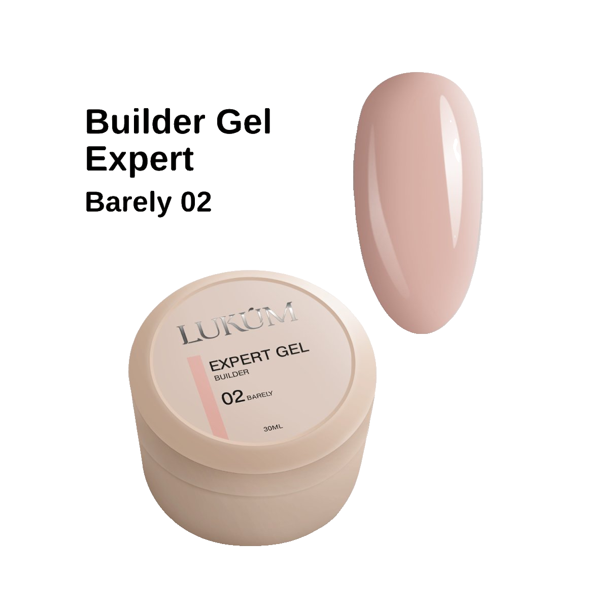 Lukum Expert Builder Gel 02, 15 ml