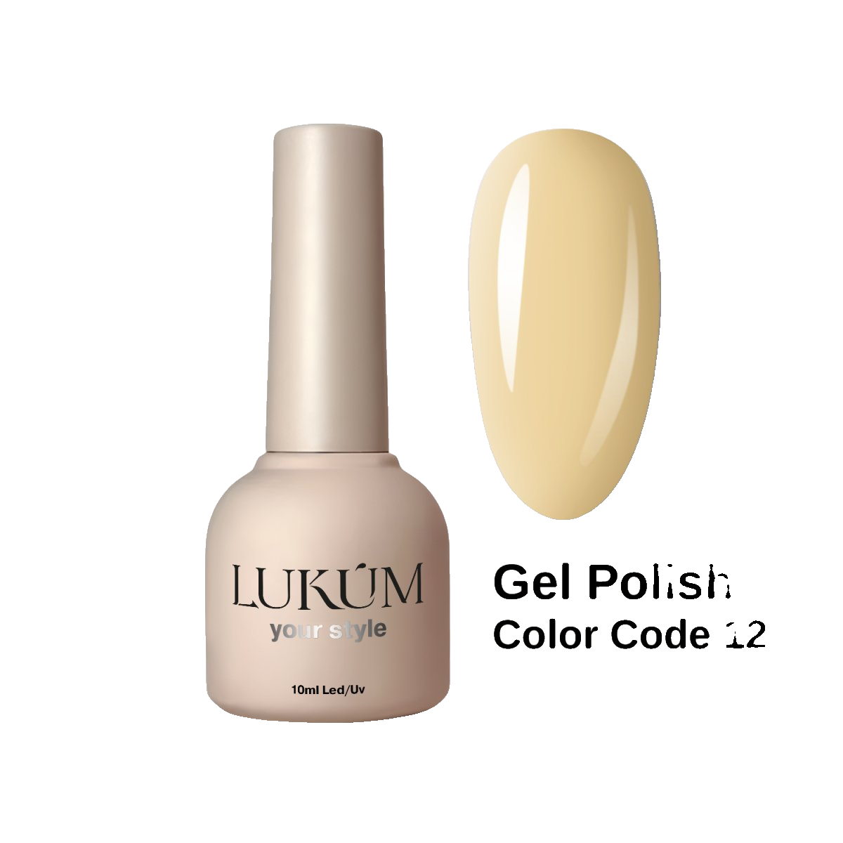 Lukum Color Code Gel Polish 12, 10 мл