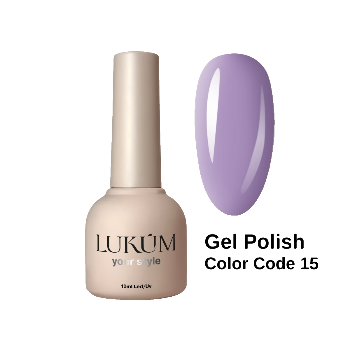 Lukum Color Code Gel Polish 15, 10 мл