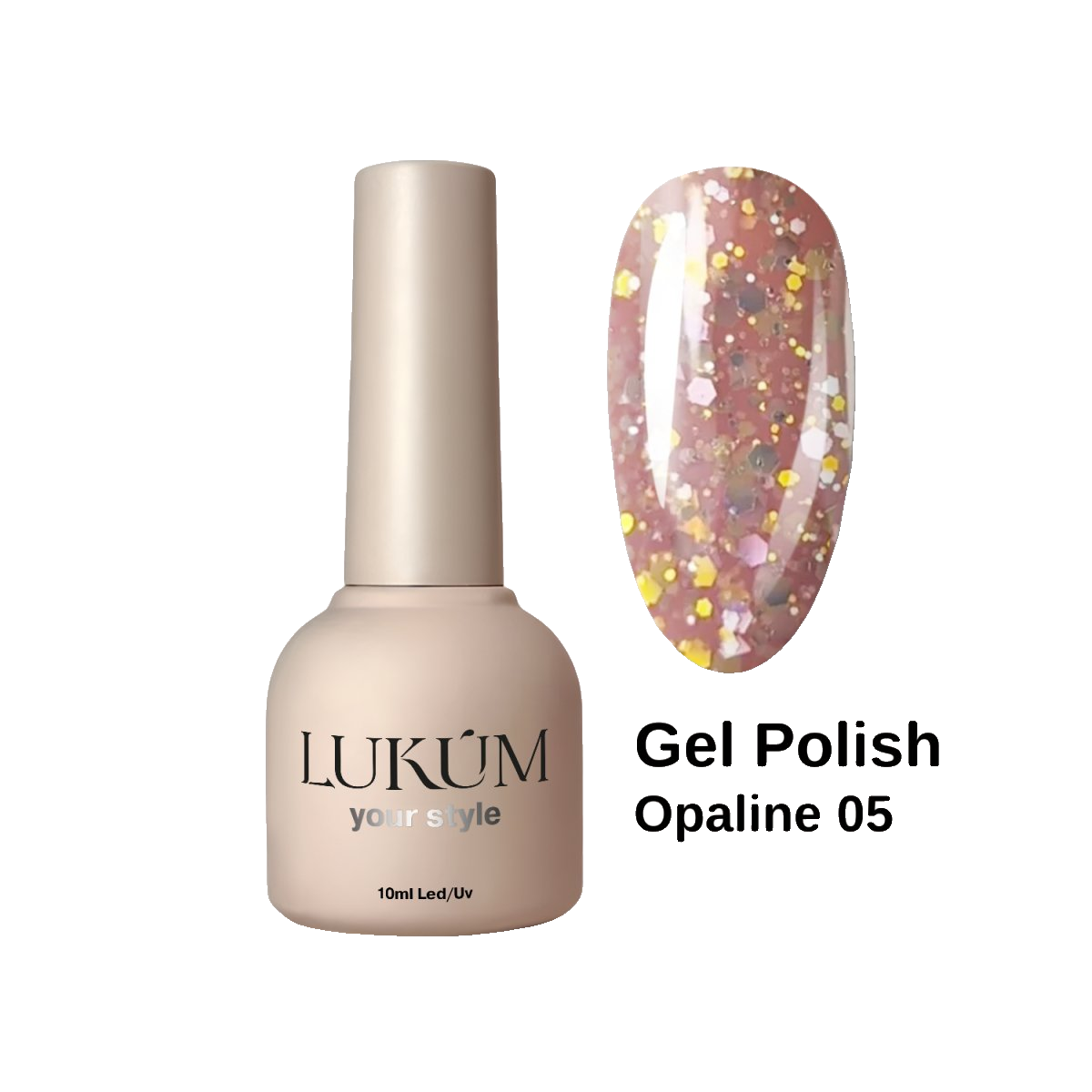 Lukum Opaline Gel Polish 05, 10 мл