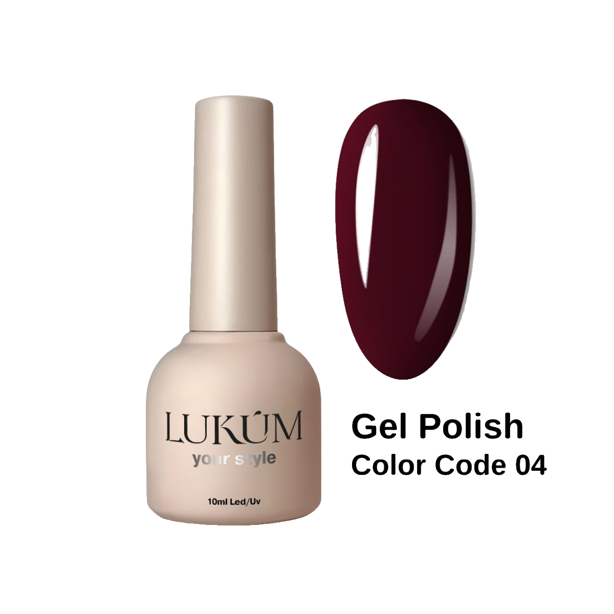 Lukum Color Code Gel Polish 04, 10 мл