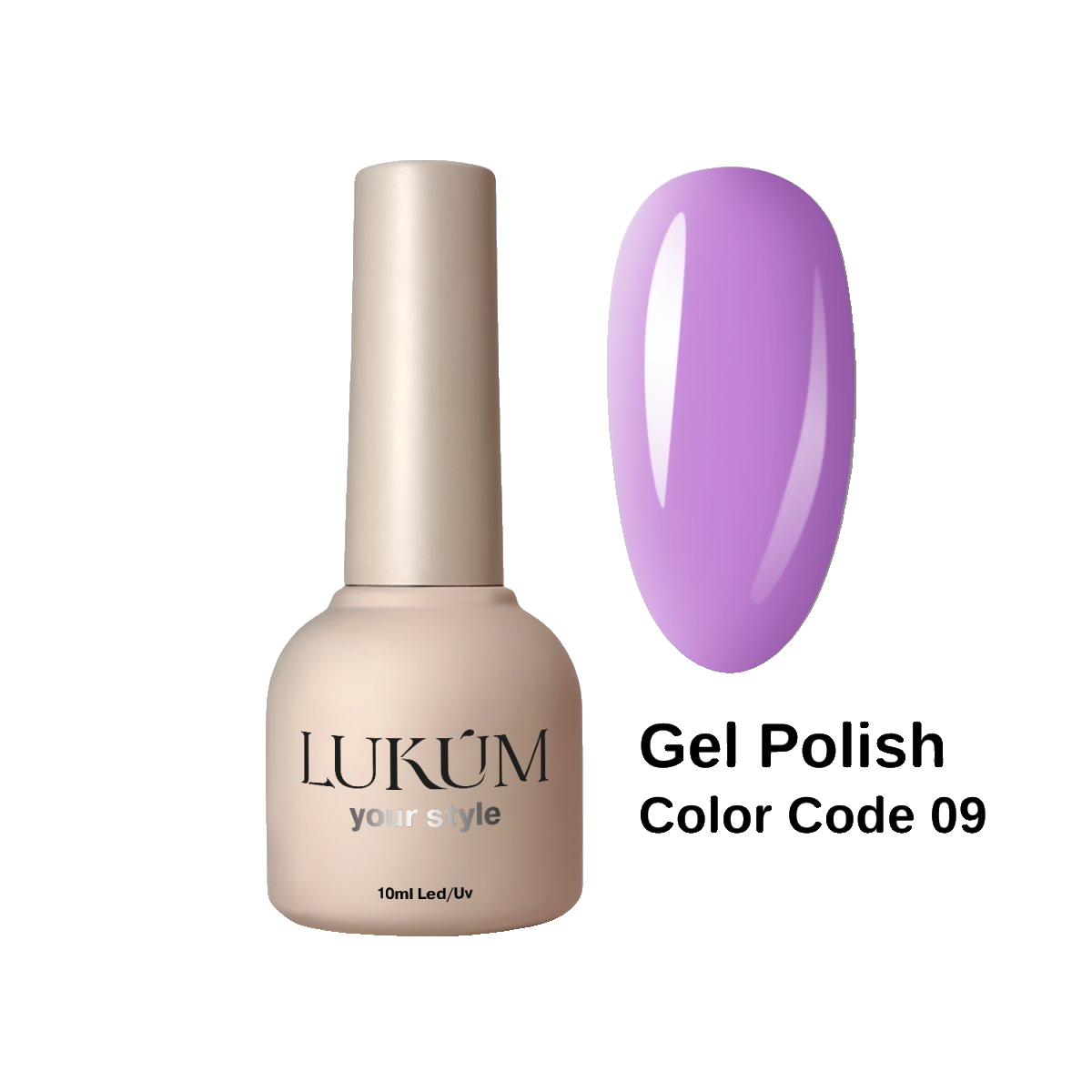 Lukum Color Code Gel Polish 09, 10 мл