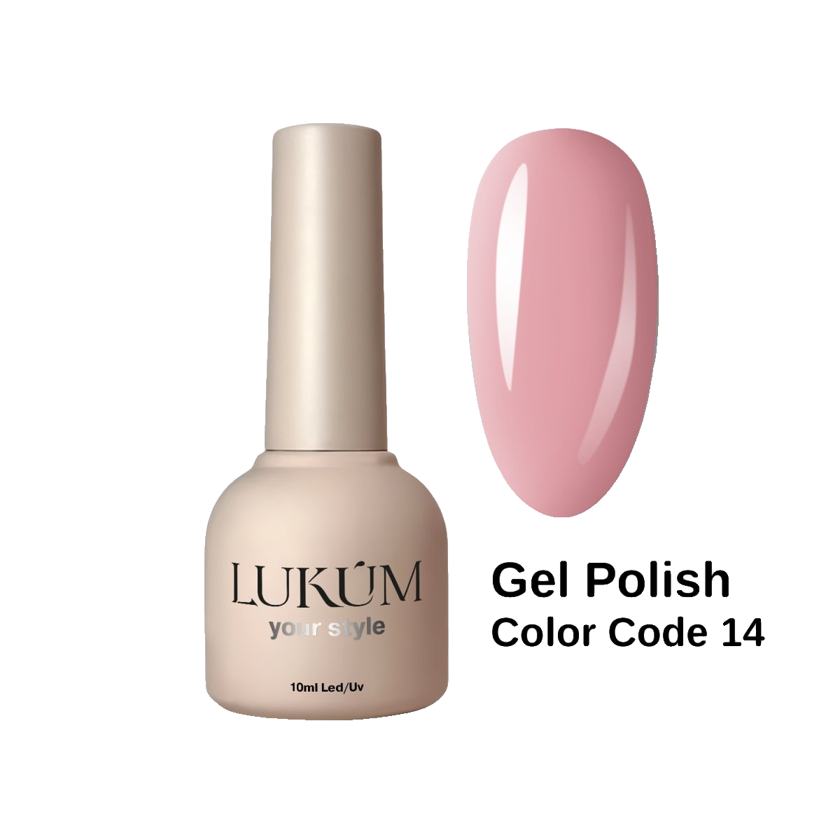 Lukum Color Code Gel Polish 14, 10 мл