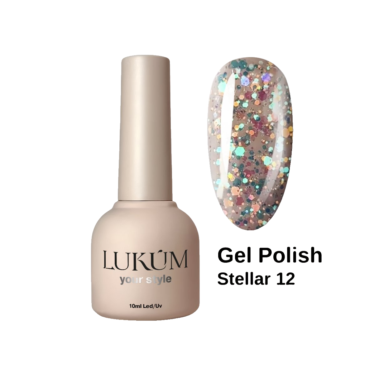 Lukum Stellar Gel Polish 12, 10 мл