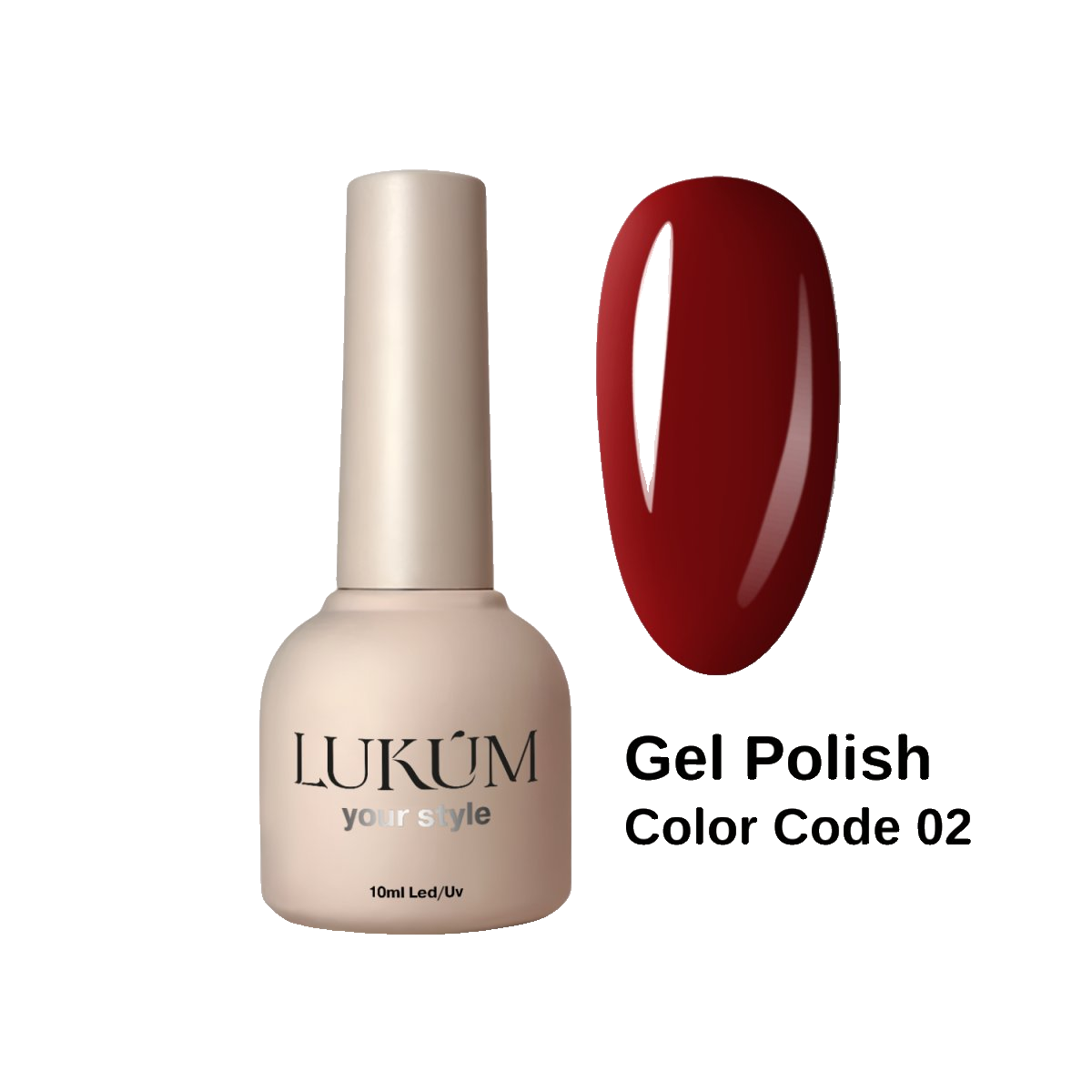 Lukum Color Code Gel Polish 02, 10 мл