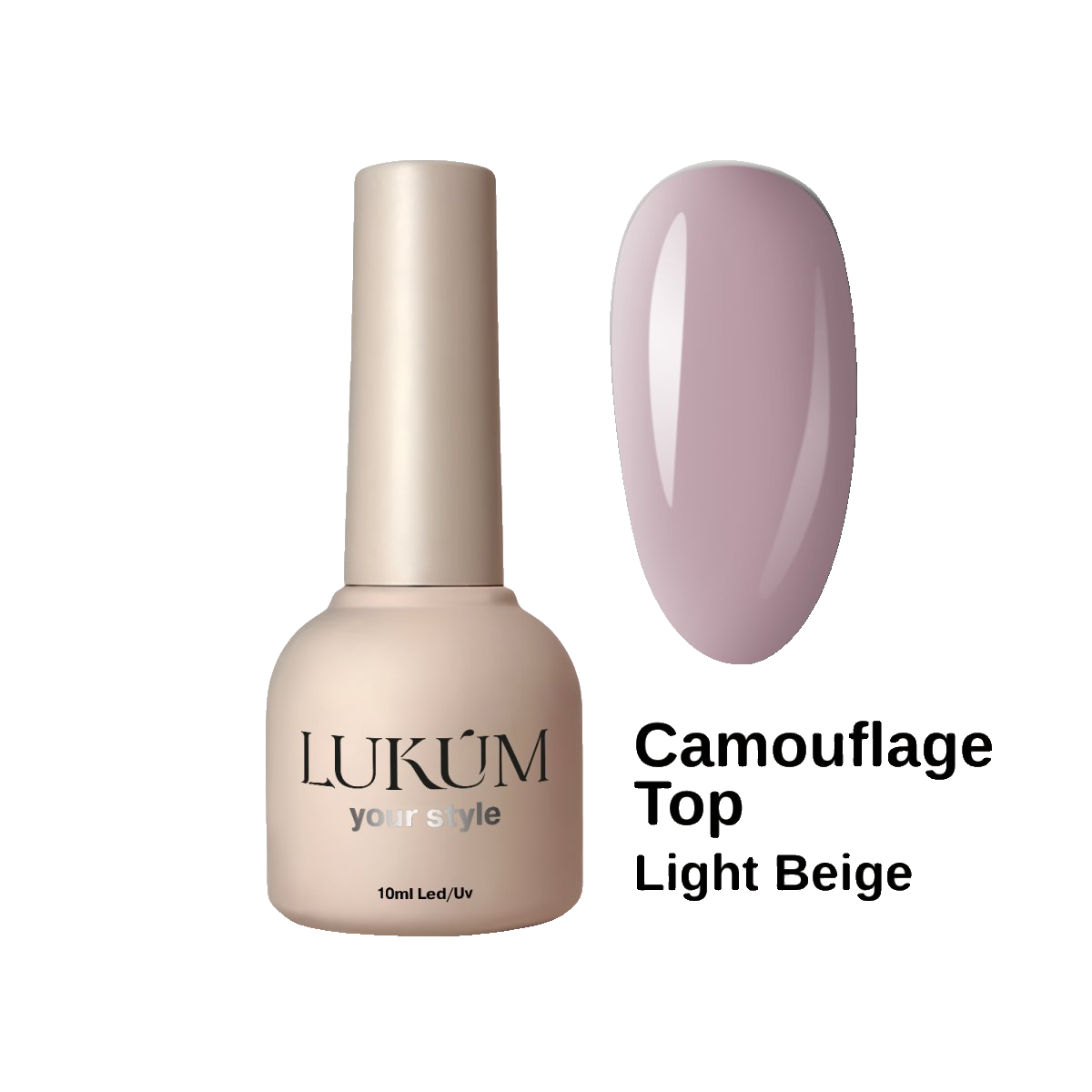 Lukum Camouflage Top, 10 мл (Light Beige)