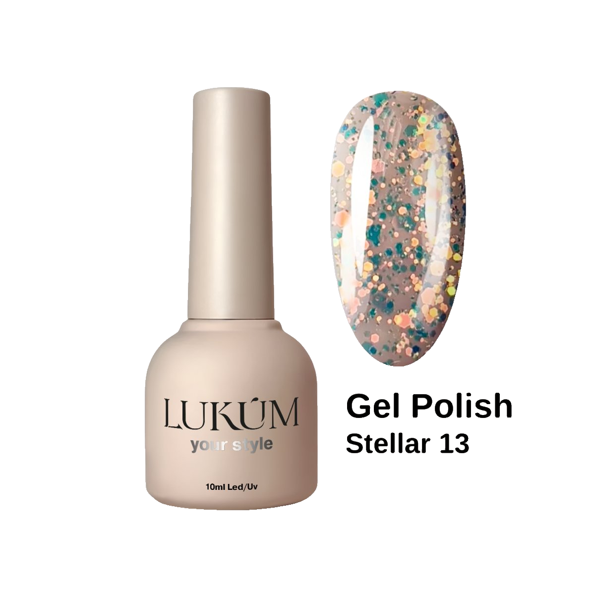 Lukum Stellar Gel Polish 13, 10 мл