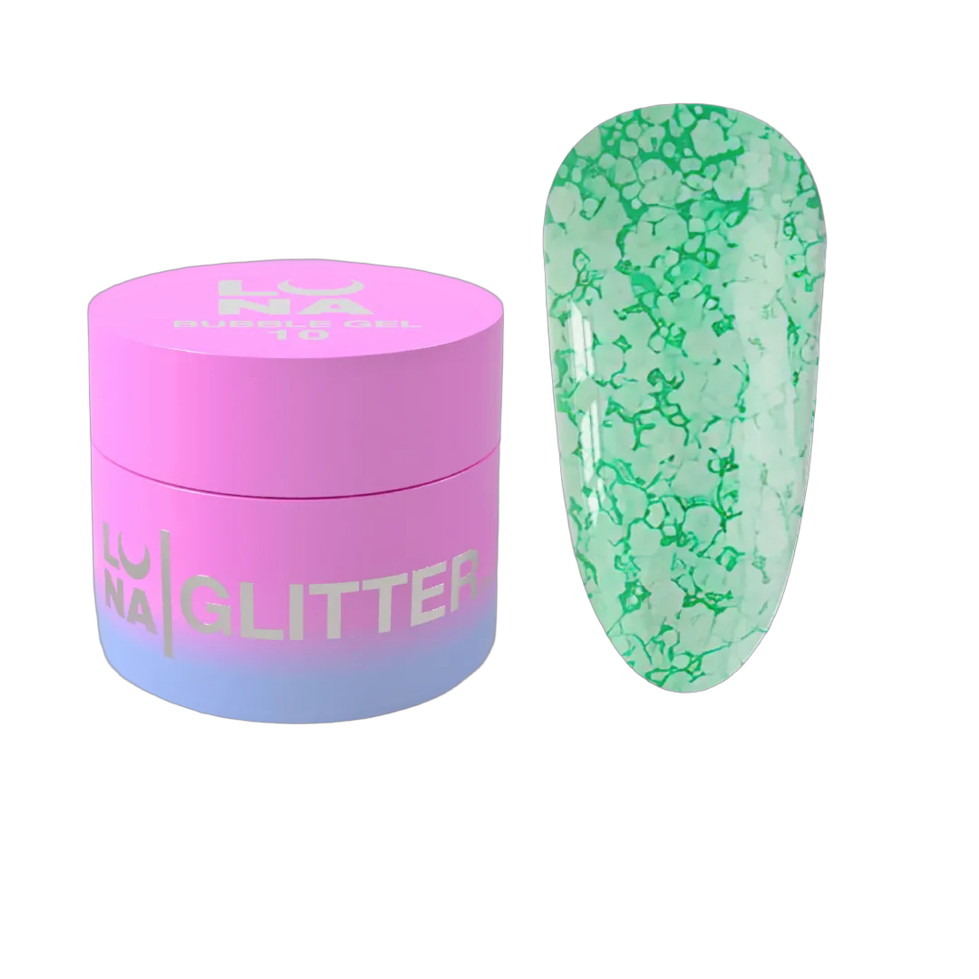 Блискітки для нігтів Bubble Gel №10 5ml