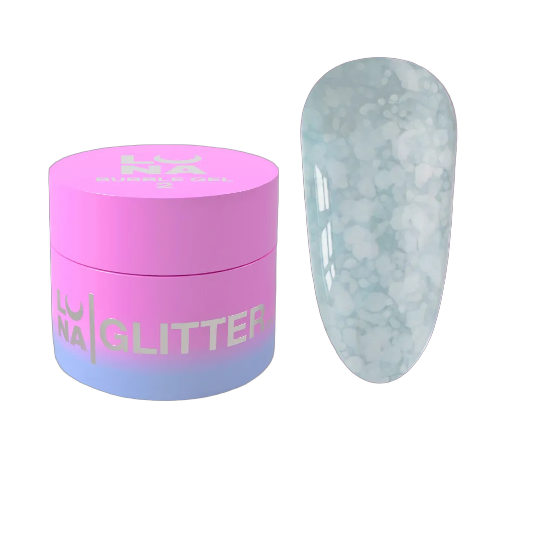 Блискітки для нігтів Bubble Gel №2 5ml