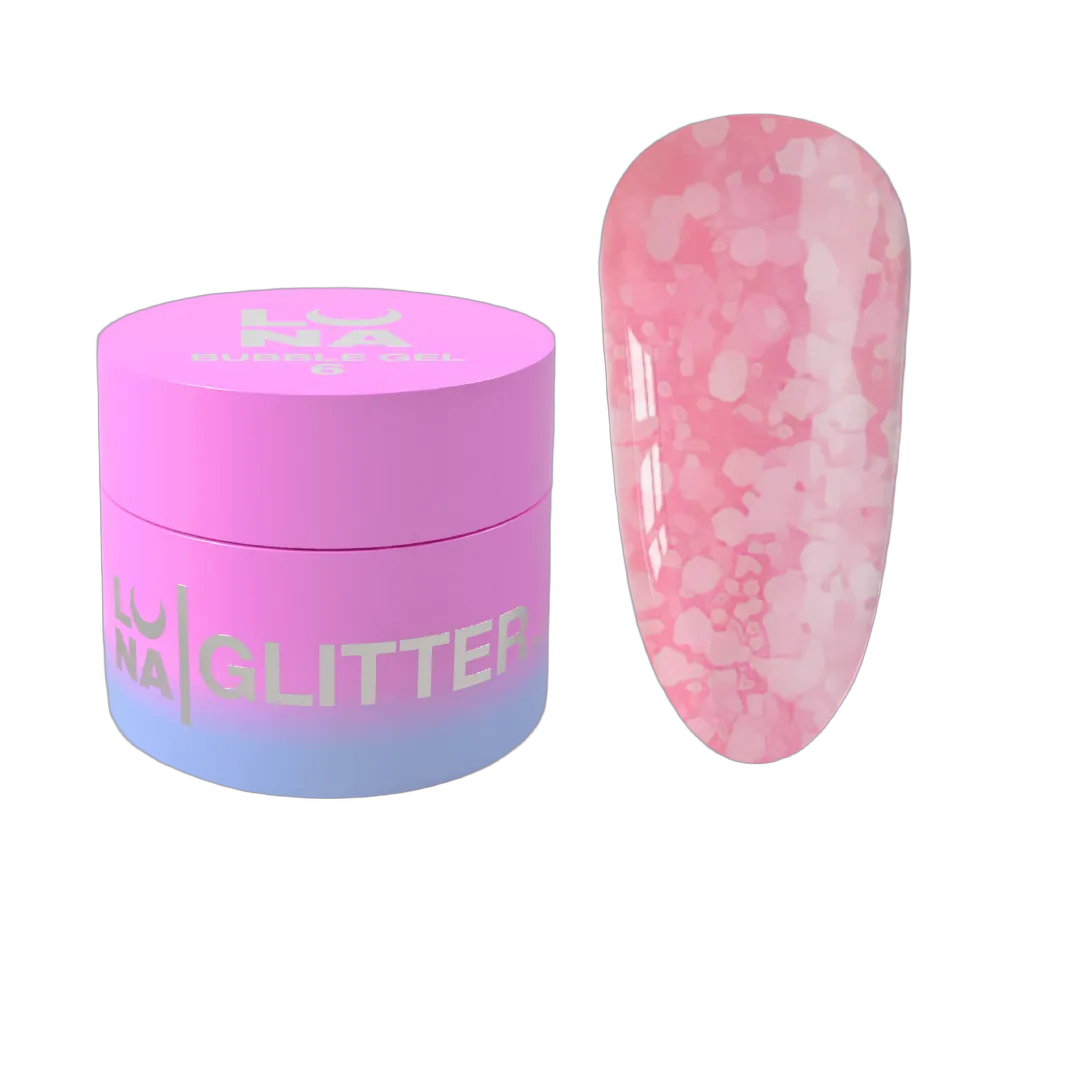 Блискітки для нігтів Bubble Gel №6 5ml