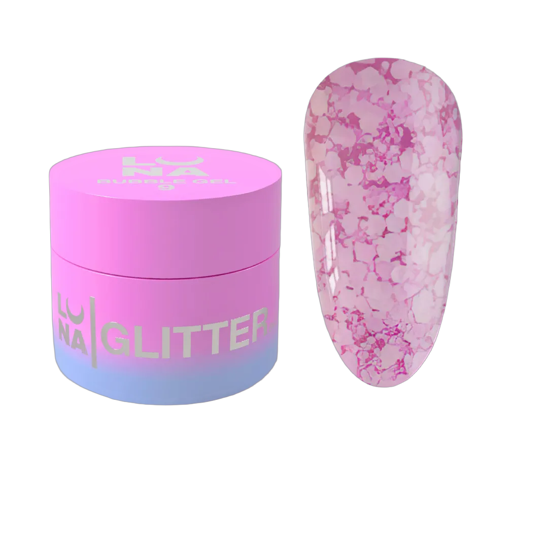Блискітки для нігтів Bubble Gel №9 5ml
