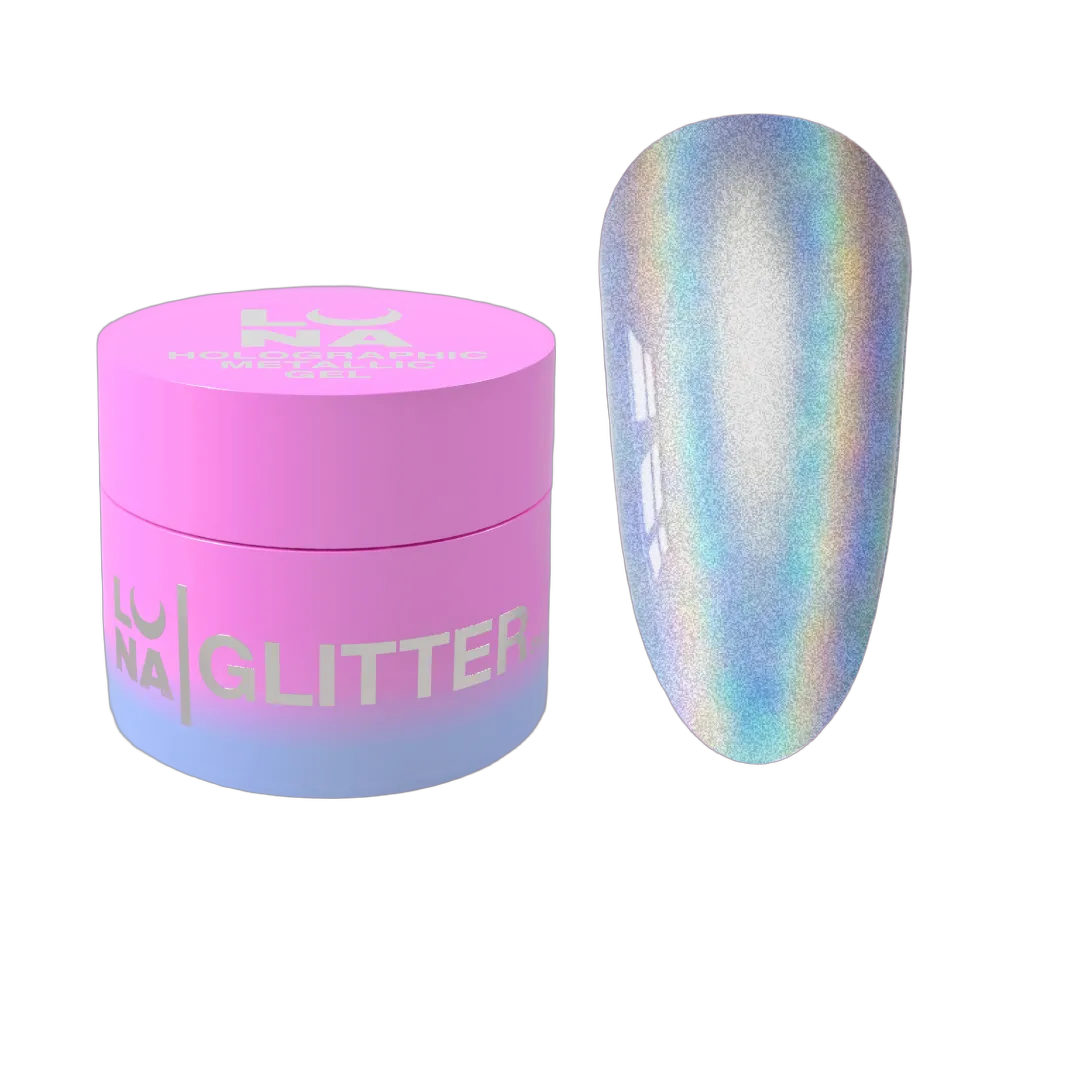 Гель-фарба для нігтів Holographic Metallic Gel 5ml