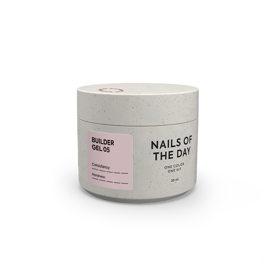 NAILSOFTHEDAY Builder Gel 05 — нюдовий гель для нарощування нігтів, 30 мл