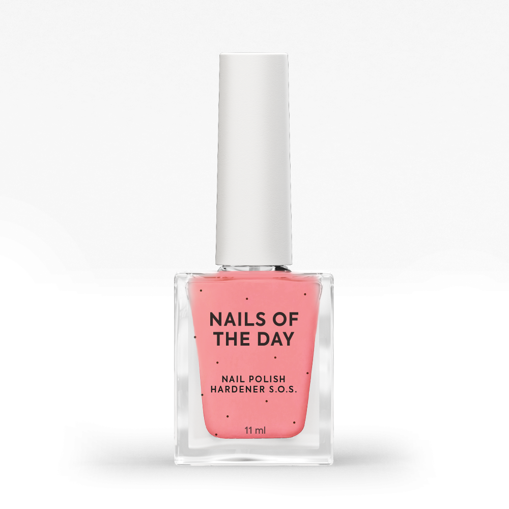 NAILSOFTHEDAY Nail Polish HARDENER S.O.S. — зміцнювач для нігтів з кальцієм, 11 мл