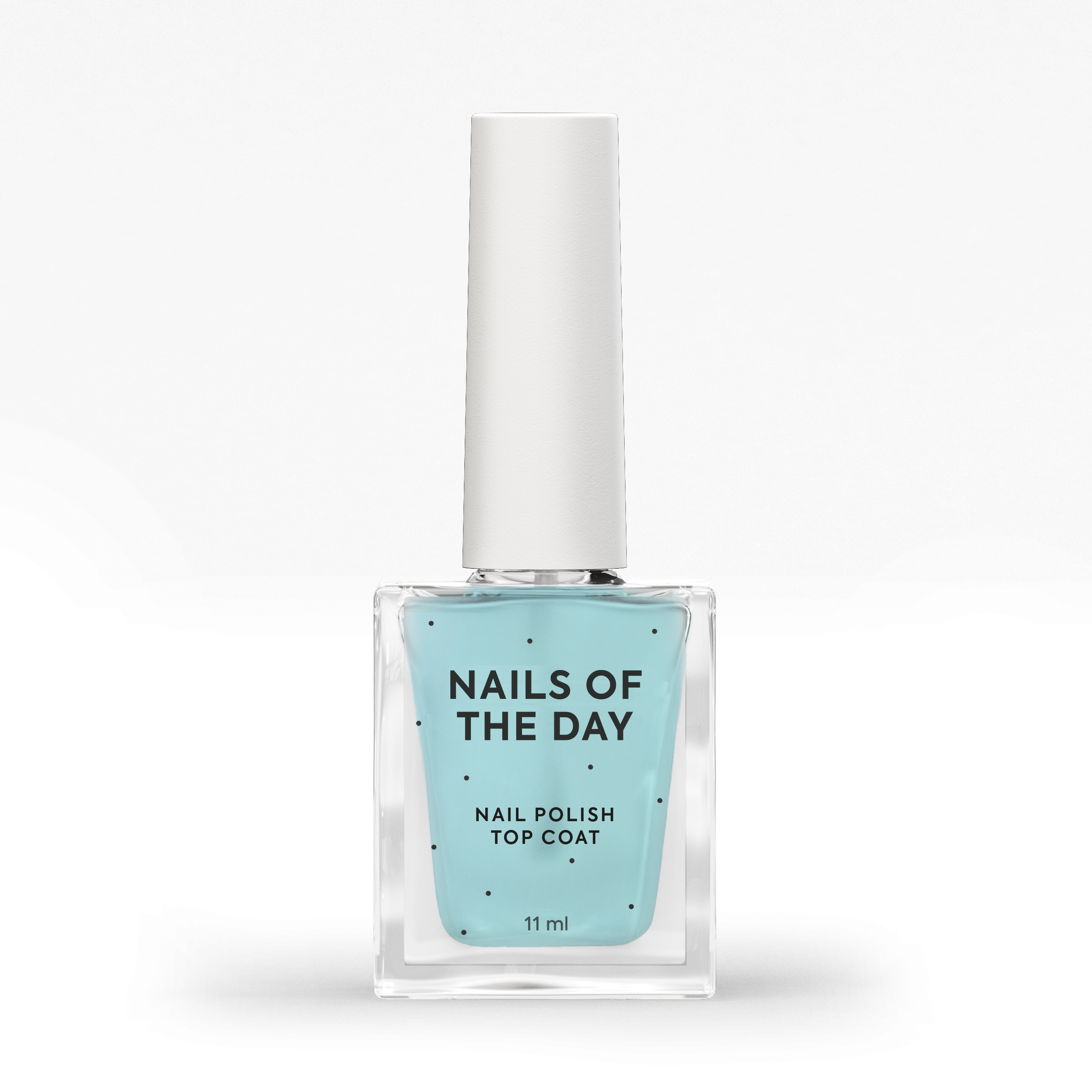 NAILSOFTHEDAY Top Coat — оновлена формула топового покриття для класичної лакової системи (містить доглядові компоненти), 11 мл