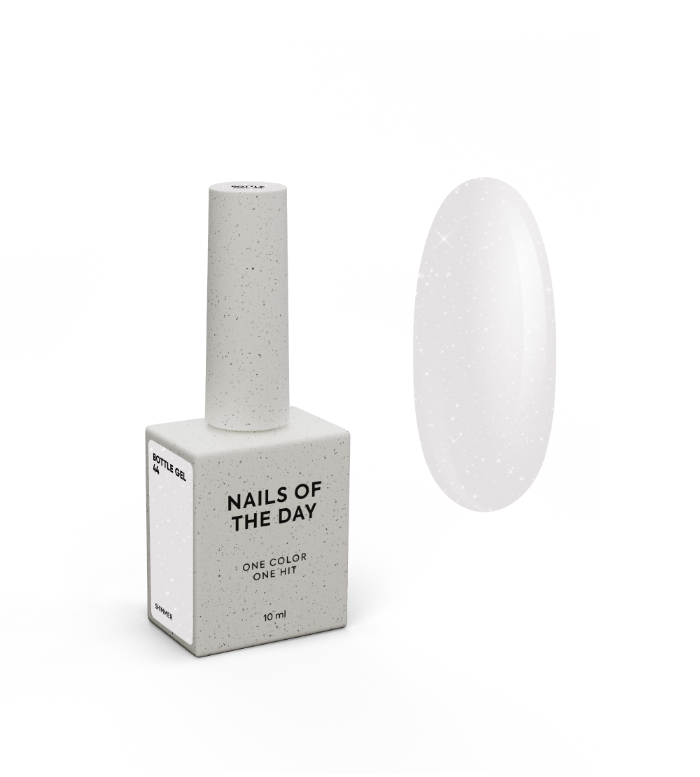 NAILSOFTHEDAY Bottle gel 44 shimmer – гель для укріплення нігтів, 10 мл