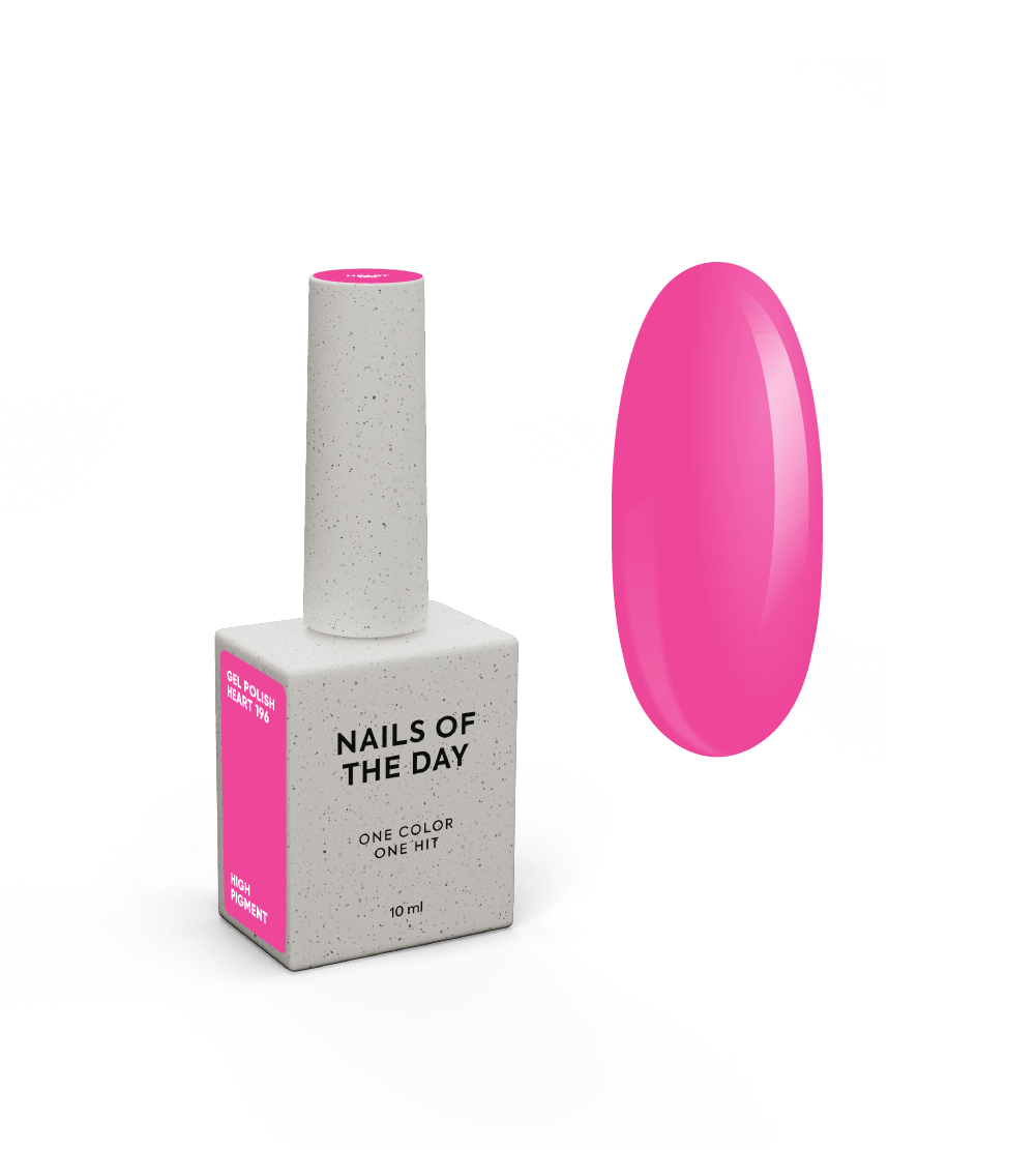 Гель-лак NAILSOFTHEDAY Gel Polish Heart 196, 10 мл