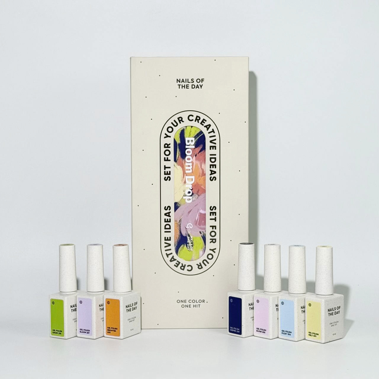Набір гель-лаків NAILSOFTHEDAY Bloom Drop gel polish (7 x 10 мл)