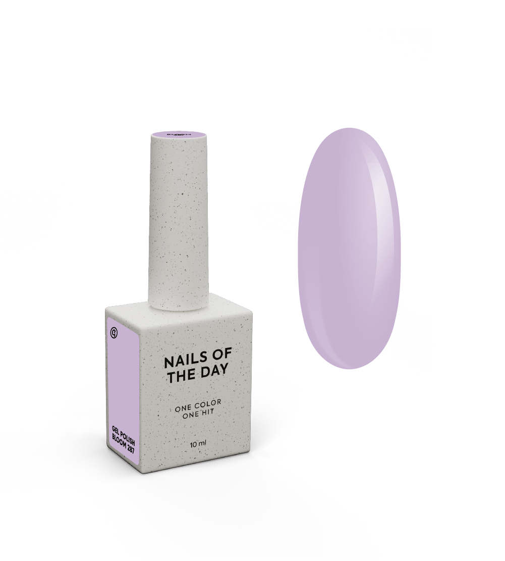 NAILSOFTHEDAY Gel polish Bloom 287 — ніжно-ліловий, 10 мл