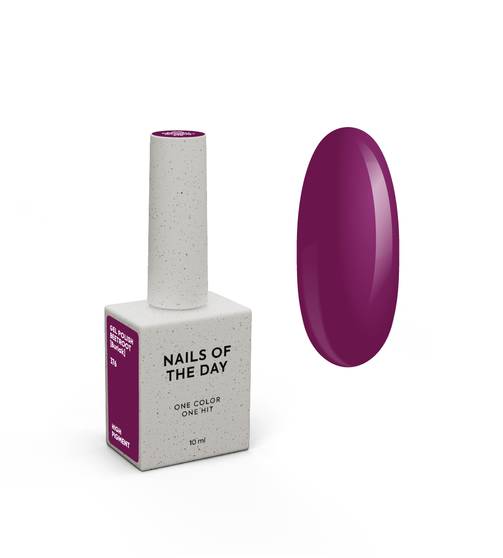 NAILSOFTHEDAY Gel polish Beetroot [Buriak] 376, 10 мл