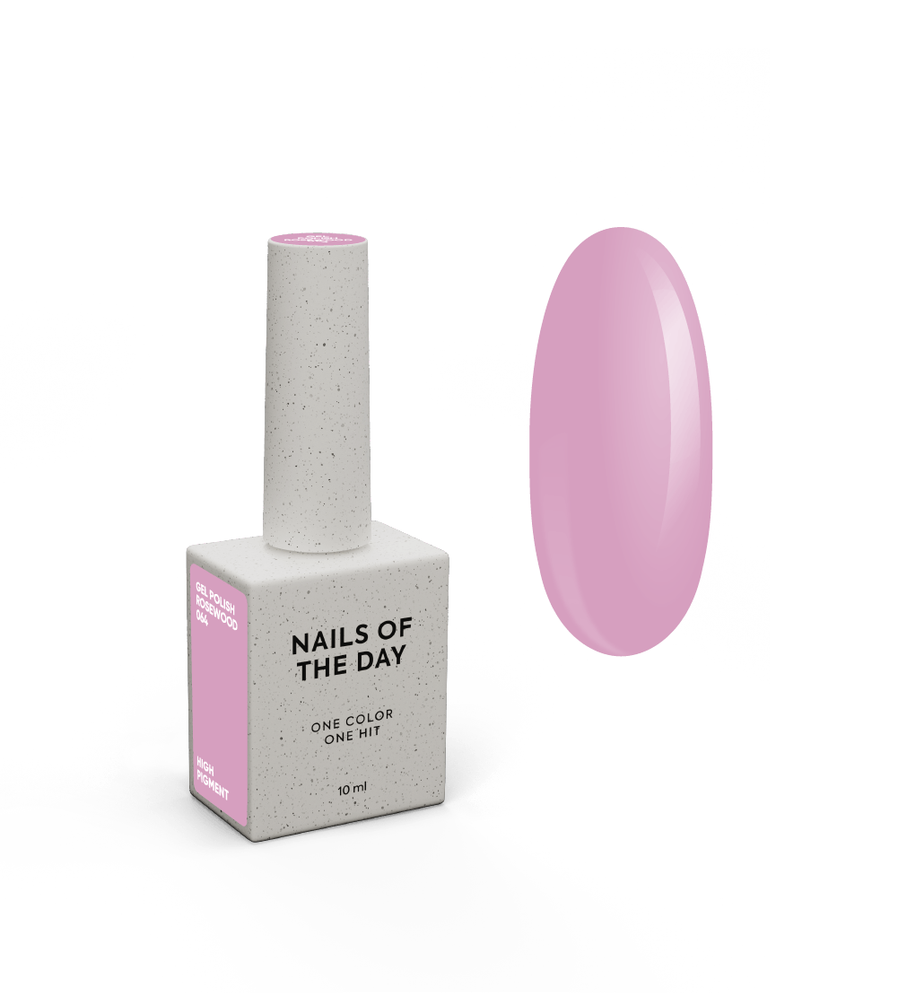 NAILSOFTHEDAY Gel Polish Rosewood 064 — пудрово-рожевий гель-лак, 10 мл