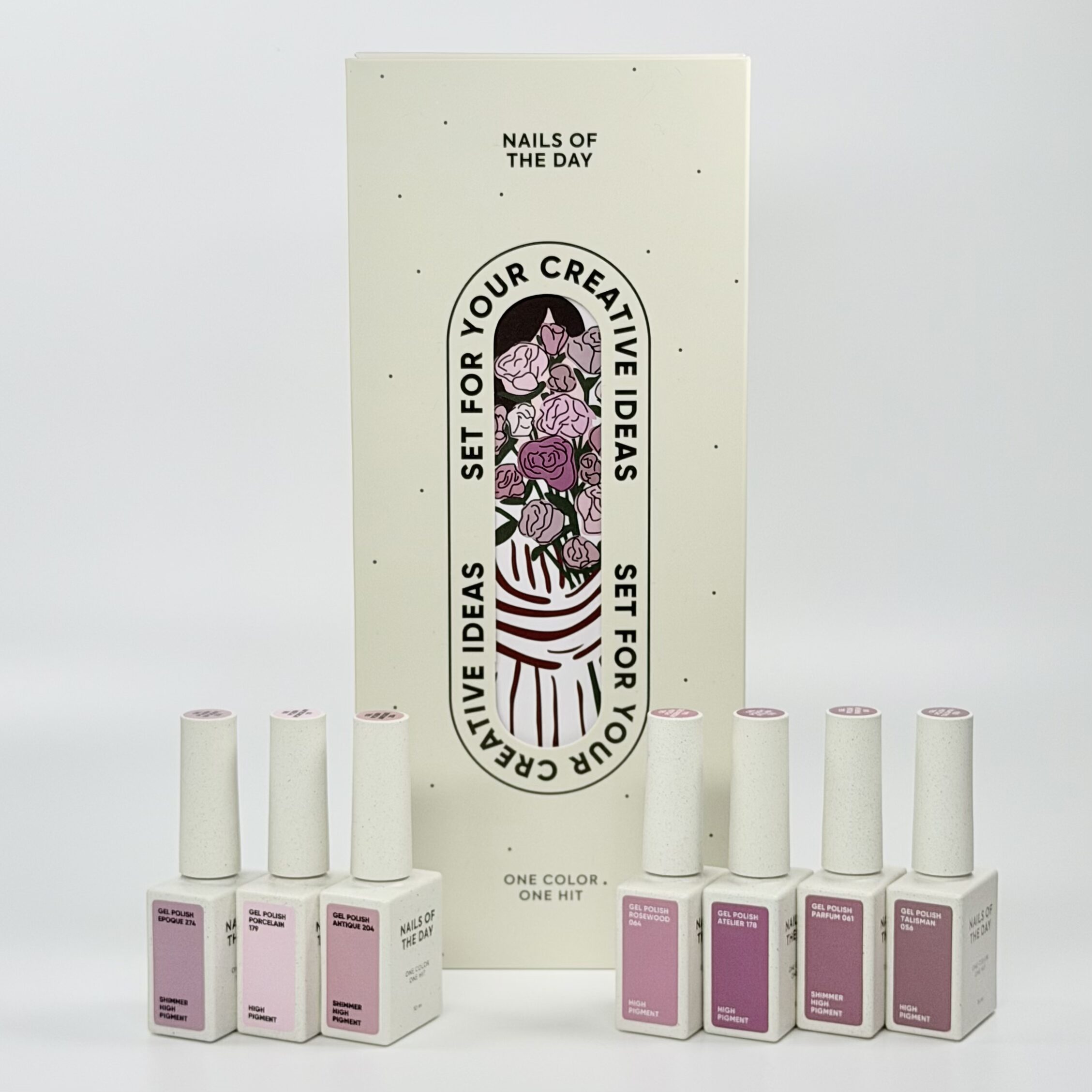 Набір гель-лаків NAILSOFTHEDAY Old Rose Collection (7 шт.)