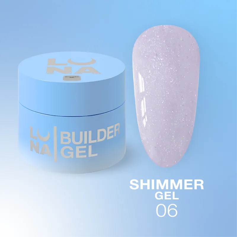 Гель для нарощування Shimmer Gel №6
