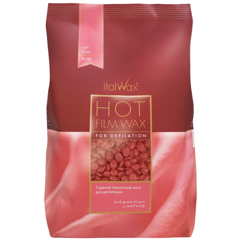 1 кг Італійського воску для депіляції ItalWax у гранулах. ТРОЯНДА
