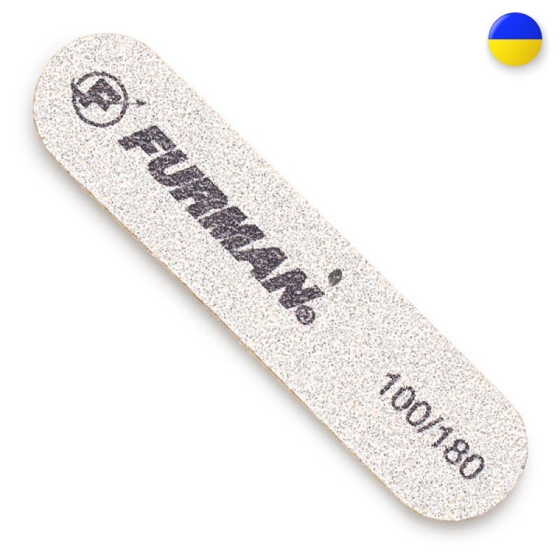 Міні-пилочка для нігтів 6,5x1,5 см 100/180