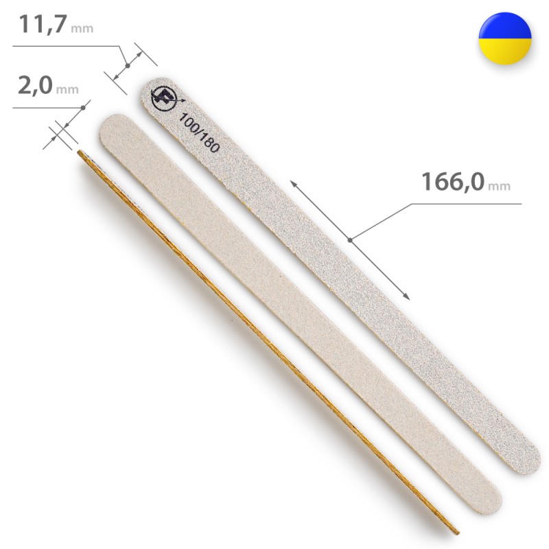 Пилка для нігтів FURMAN крапля 100/180 грит
