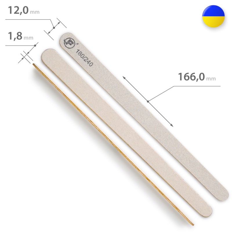 Пилка для нігтів FURMAN крапля 180/240 грит