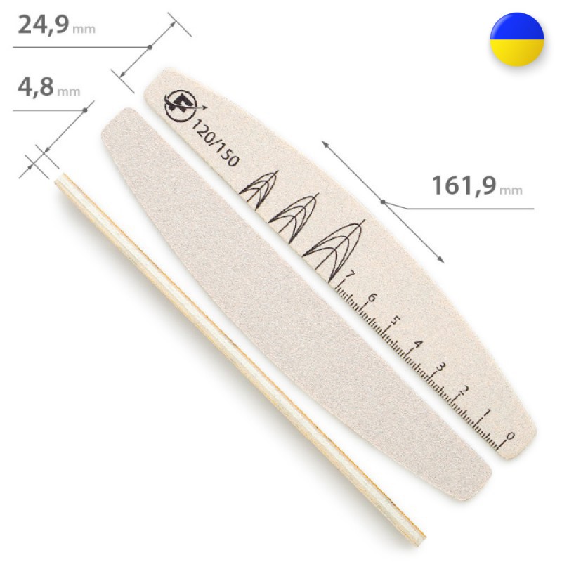 Пилочка для нігтів FURMAN дуга 120/150