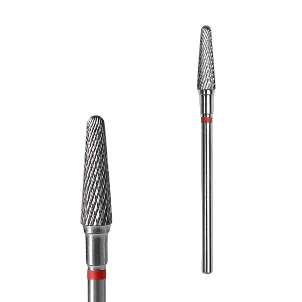 Фреза твердосплавна Конус усічений STALEKS PRO EXPERT 4 х 13 мм червона