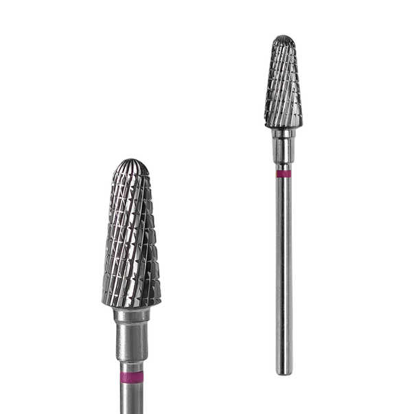 Фреза твердосплавна Конус усічений STALEKS PRO EXPERT 6 х 14 мм фиолетовая