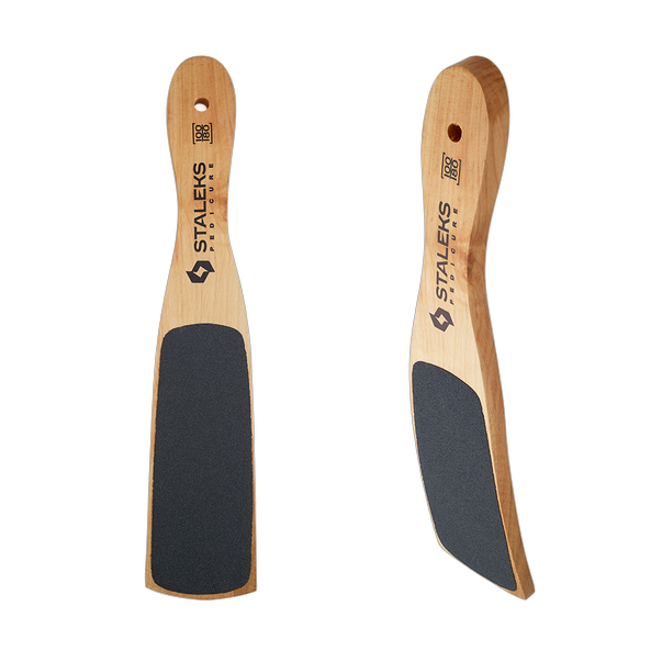 Пилка для п'ят дерев'яна STALEKS BEAUTY & CARE 10 TYPE 2 (100 та 180 грит)