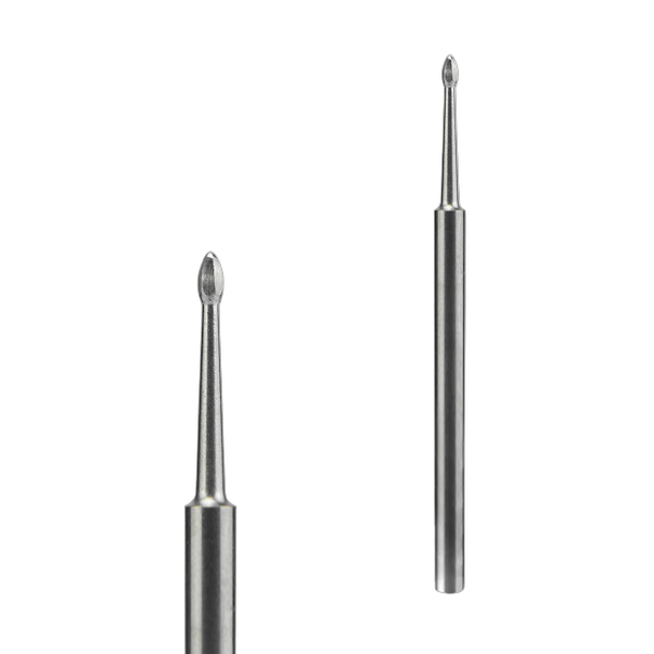 STALEKS PRO EXPERT Carbide Safety Bit — міні‑очисник нігтів, 1,2 × 2,5 мм